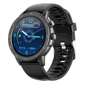 S02 1.3 Inch IPS Full-Screen Touch Smart Watch with Weather Forecast, Heart Rate, Sleep, and Blood Pressure Monitoring