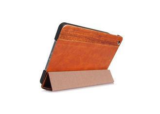 Shock Absorbing Ipad Mini Leather Folio Case with Genuine L