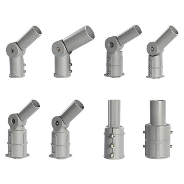 Adjustable Adapter for Solar LED Street Lights (50/60/80mm Arm to 50/60mm Column, Degree Angle)