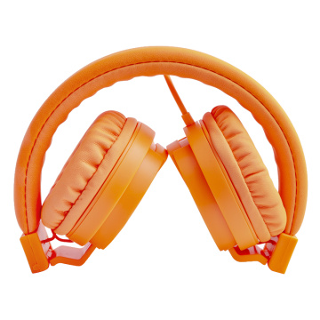 Auriculares con cable de niños Niños sobre la cabeza Auriculares estéreo plegables con auriculares de música de 3.5 mm