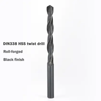 HSS black twist drill bit for metal