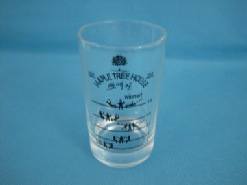 Thick Printed Glass Cup,Promotion Glass Cup