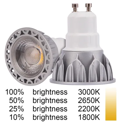Dim to Warm Downlight 700LM CRI90 1800k-3000k GU10