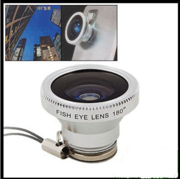 Portable Detachable 180 Degree Fisheye Camera Lense For Iphone And Cellphone Lenses