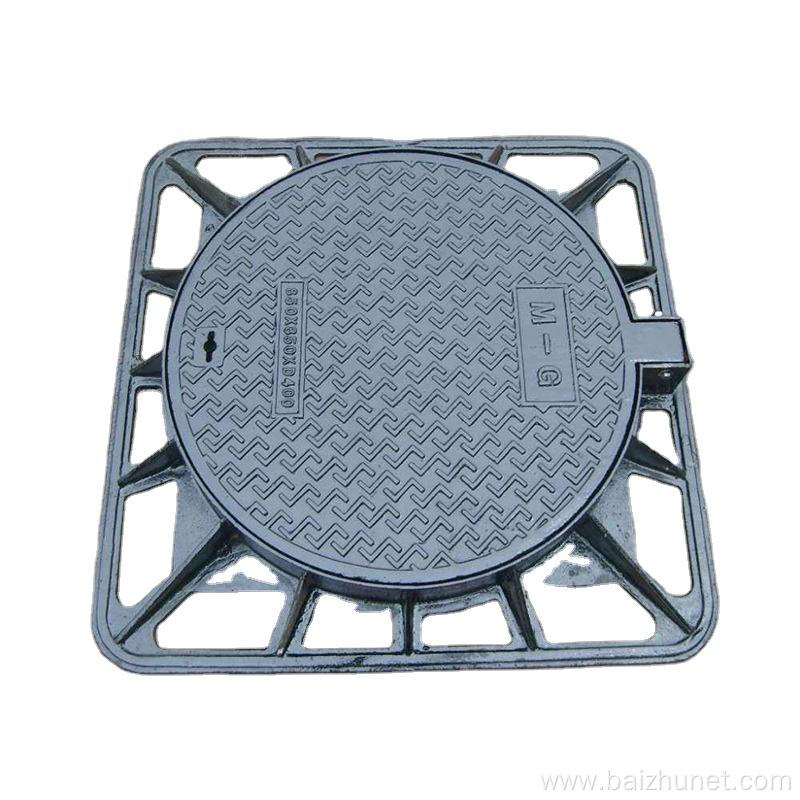 High-quality heavy nodular cast iron manhole cover