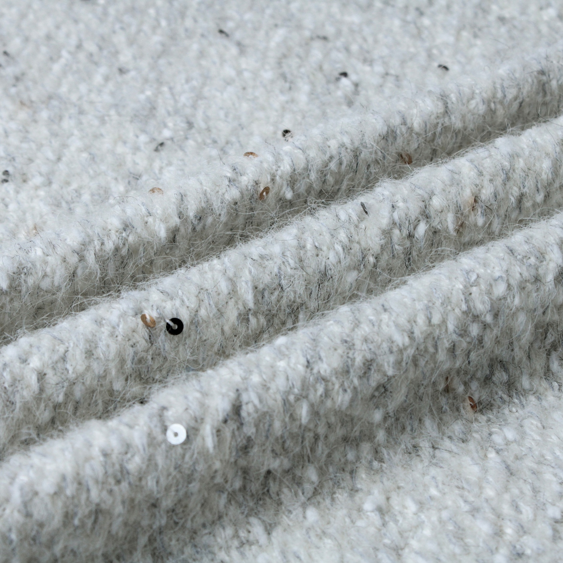 Sequin Boucle Fabric