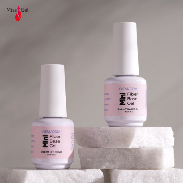 High Quality Fiber Color Base Gel for Stronger Nail Reinforcement and Repair
