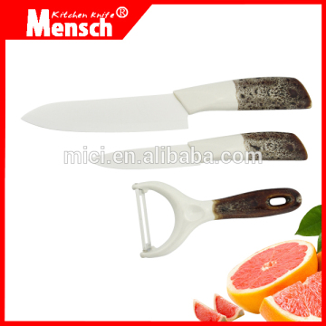 3pcs Ceramic Knife set Perfect for paring fruits and vegetables