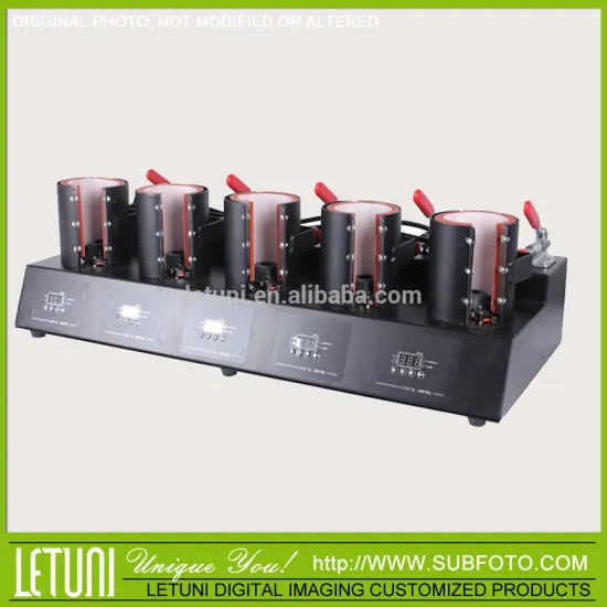 5 in 1 combo mug press machine Individual Controller