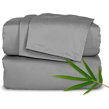 300TC 100% organic bamboo duvet cover bedding sets