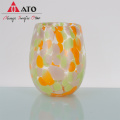 15oz handmade glass candle vessel Candle Holders cup