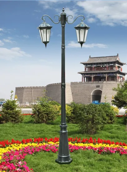 Led / Lvd 15w Power Source Solar Yard Lamp 3.2 - 3.5m For Yard, Park, Hotel