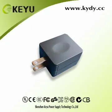 New design CE UL approval interchangeable plug 5V 2A tablet charger