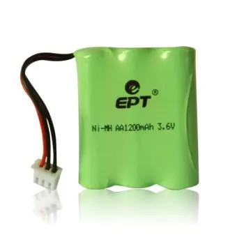 3S 3.6V AA1200mah Nimh battery, cordless phone battery