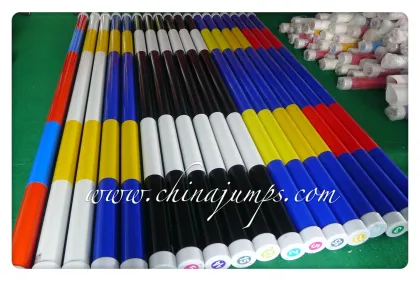 Longines FEI Standard Equestrian Obstacle Poles Supplier: Aluminum, Woods, HDPE