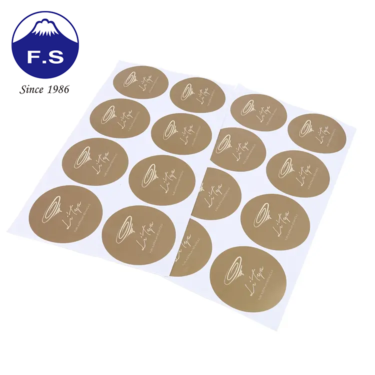 Personalize Logo Custom Printing Transparent Vinyl Stickers