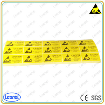 LN-7026B Antistatic safety warning labels