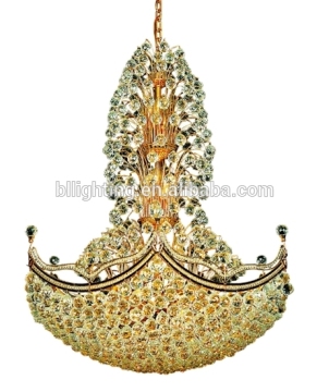 Large crystal chandliers for villa home light chandelier specification
