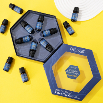 Private Label Aromatherapy Blend Essential Oil Set for Deep Muscle Relief & Stress Relief