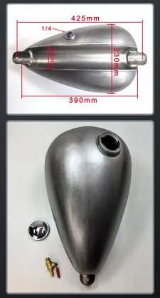 Motorcycle Tank Wasp 8.0 Litres Carburetted