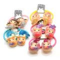 100pcs / lot Girl Mini Hair Band Fashion Candy Color Rubber Mermaid Girl Ties Ring Elastic Hair Rope Ponytail Holder