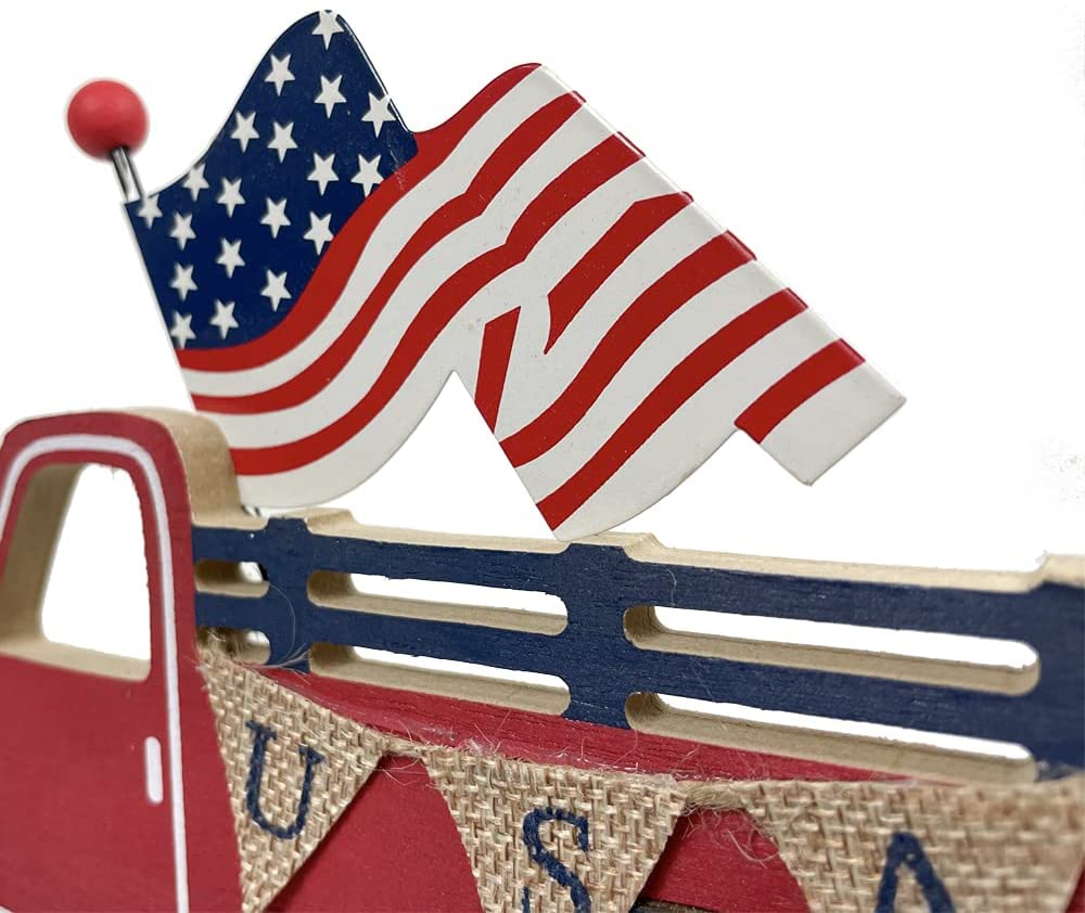 Decoração patriótica American Flag Truck Box Sign