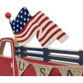 Decoração patriótica American Flag Truck Box Sign