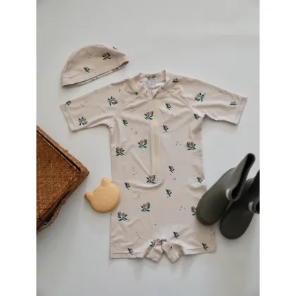 Summer Custom Baby Girl Swim Dress - Printed Girls Swimwear Swimsuit