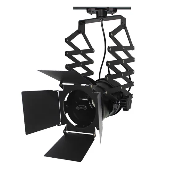 LEDEAST TP3032 Stretchable Non Dazzling Lamp Holder Barn Door PAR30 Track Light Housing