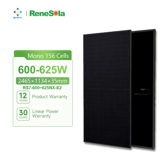 Europe Stock: High-Power Monocrystalline Renesola Solar Panels in Various Watts (600W - 625W)