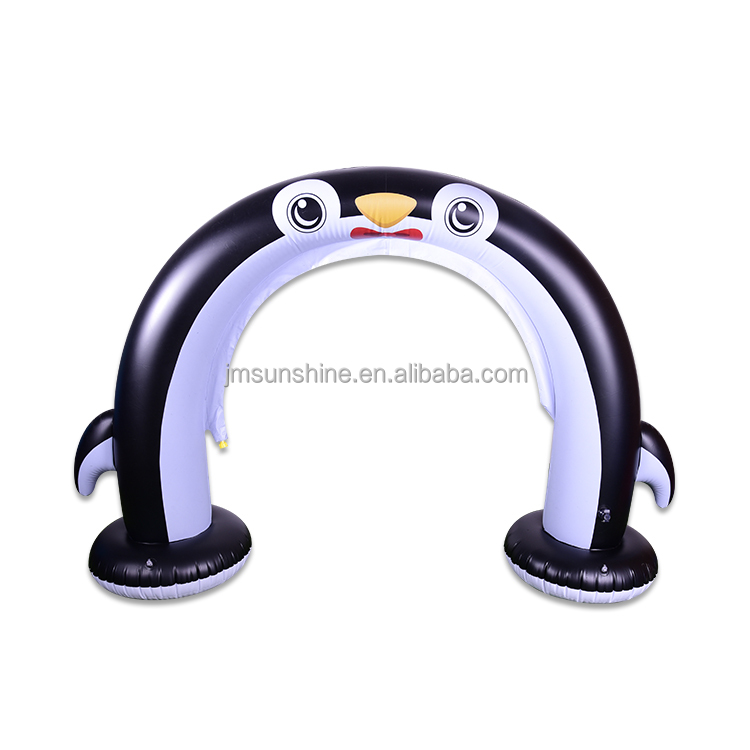 Amazon Hot Sell Giant Inflatable Penguin Arch Sprinkler