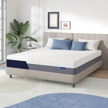 7-Zone Gel Memory Foam Mattress with Cutout Support for Home Furniture
