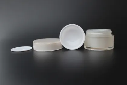 pot de creme de luxe emballage pot en plastique de soins de la peau pot de creme de haute qualite