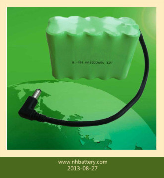 12V NiMH Battery AA with Capacity 1800mAh