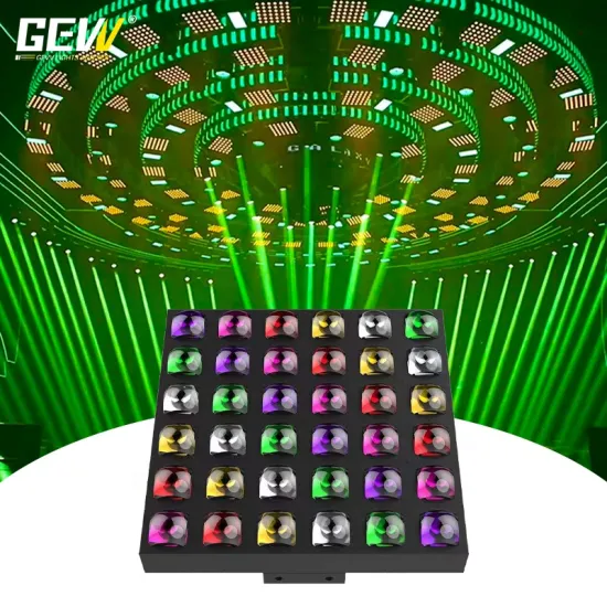36PCS LED Matrix Light DMX512 Blinder for Disco DJ Bar Weddings