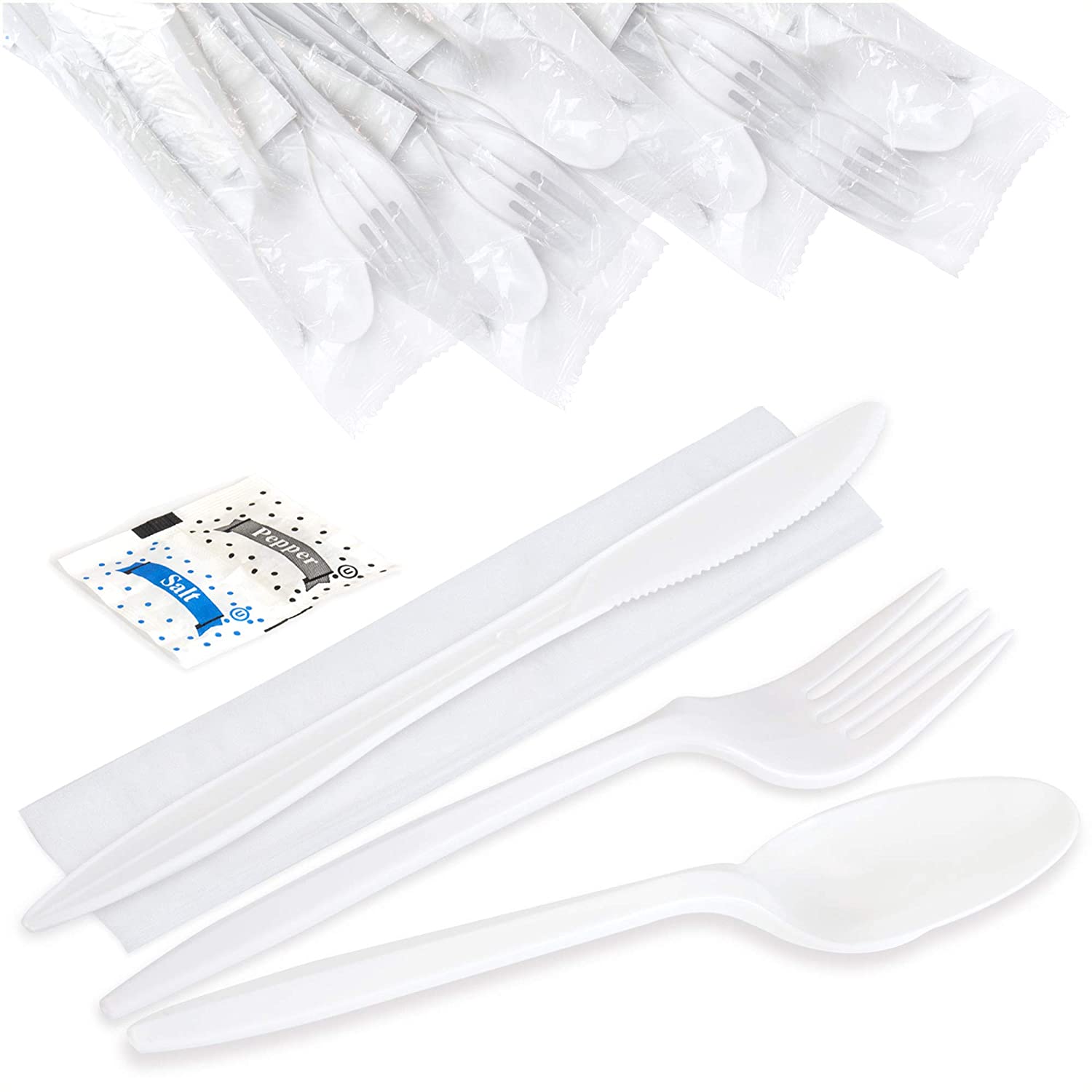 Good Quality Low Price Individually Wrapped Plastic Disposable Cutlery