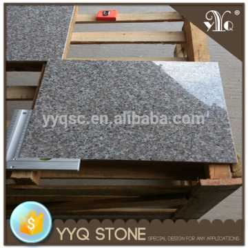 Misty pink granite swimming pool tile stair railing foor tile