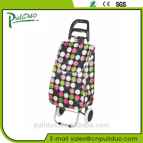 51 * 19 * 31cm Wholesale Shopping Folding Trolley Cart With Two Wheels