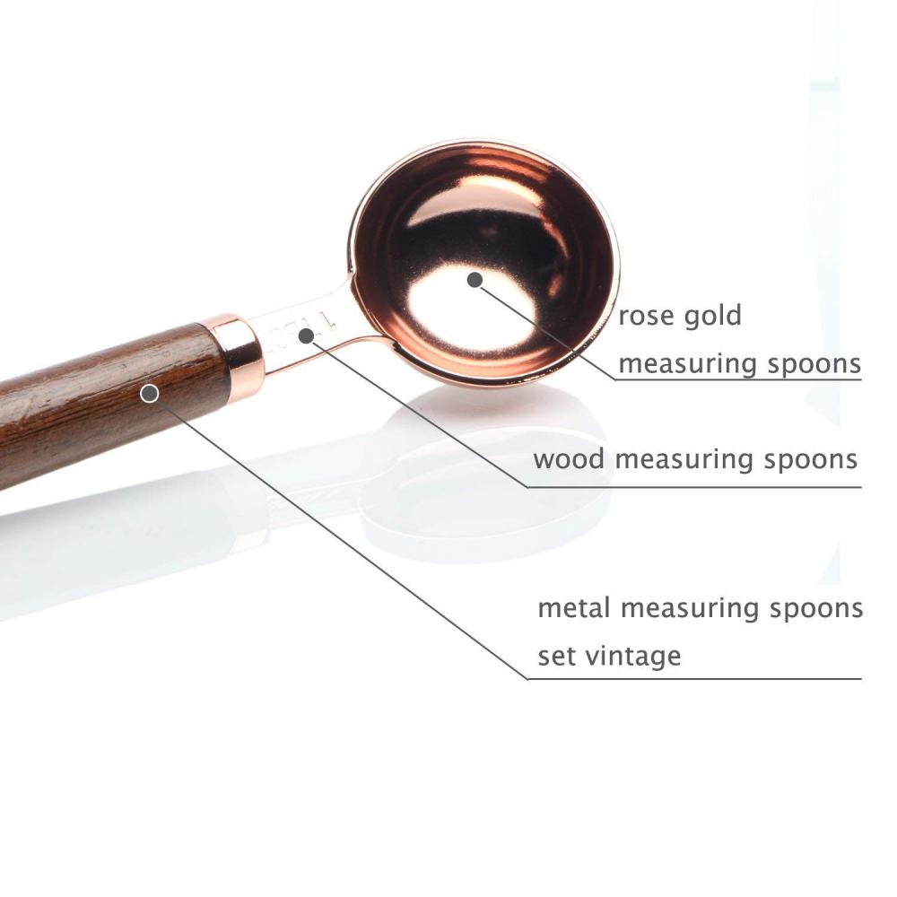 Rose Gold Measuring Spoon Set