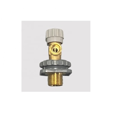 Bathroom Concealed Cistern Brass Angle Valve with Stainless Steel Braided Hose