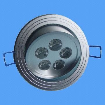 5W LED Dimmable Recessed Light with Pure White Fixtures Lamp, 85 to 265V