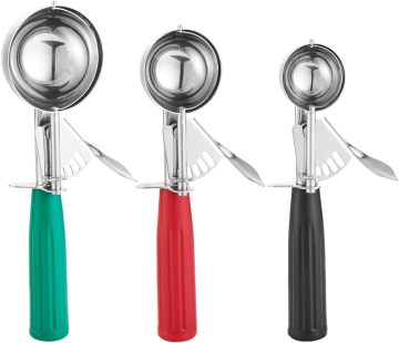 Sustainable Baking Set: Professional 18/8 Stainless Steel Cupcake and Cookie Scoop Set