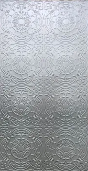 Embossed steel door sheet