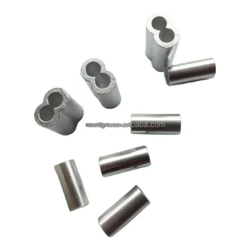 Factory Standard Ferrule Double 8 Shaped Aluminium Sleeve for Wire Rope Slings