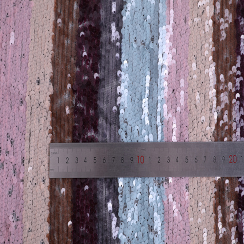Fashion Classic 5mm Multicolor  Spangle Embroidery Fabric