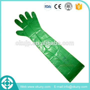 disposable artificial insemination long sleeve veterinary gloves