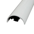 غطاء أنبوب نصف دائري PVC شفاف مقاس 2 بوصة