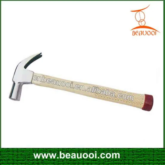 wooden handle claw hammer