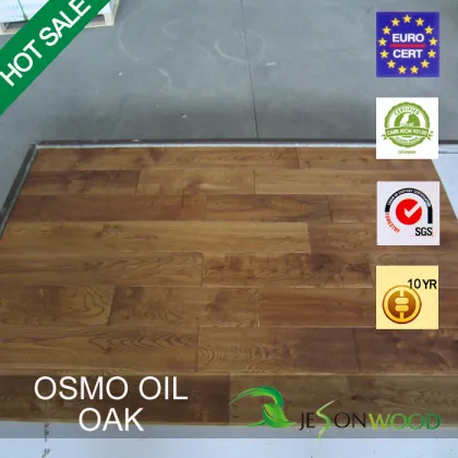 Solid white oak OSMO oiled handscraped/antique surface hot sale 2015