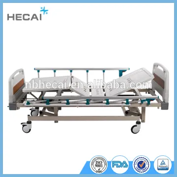 LS-MA3009 three functions hospital manual patient bed for medical use